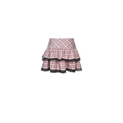 Millennium hottie metal rock heart pink gird skirt KW189