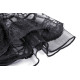 Gothic lolita velvet mesh splicing short skirt KW194